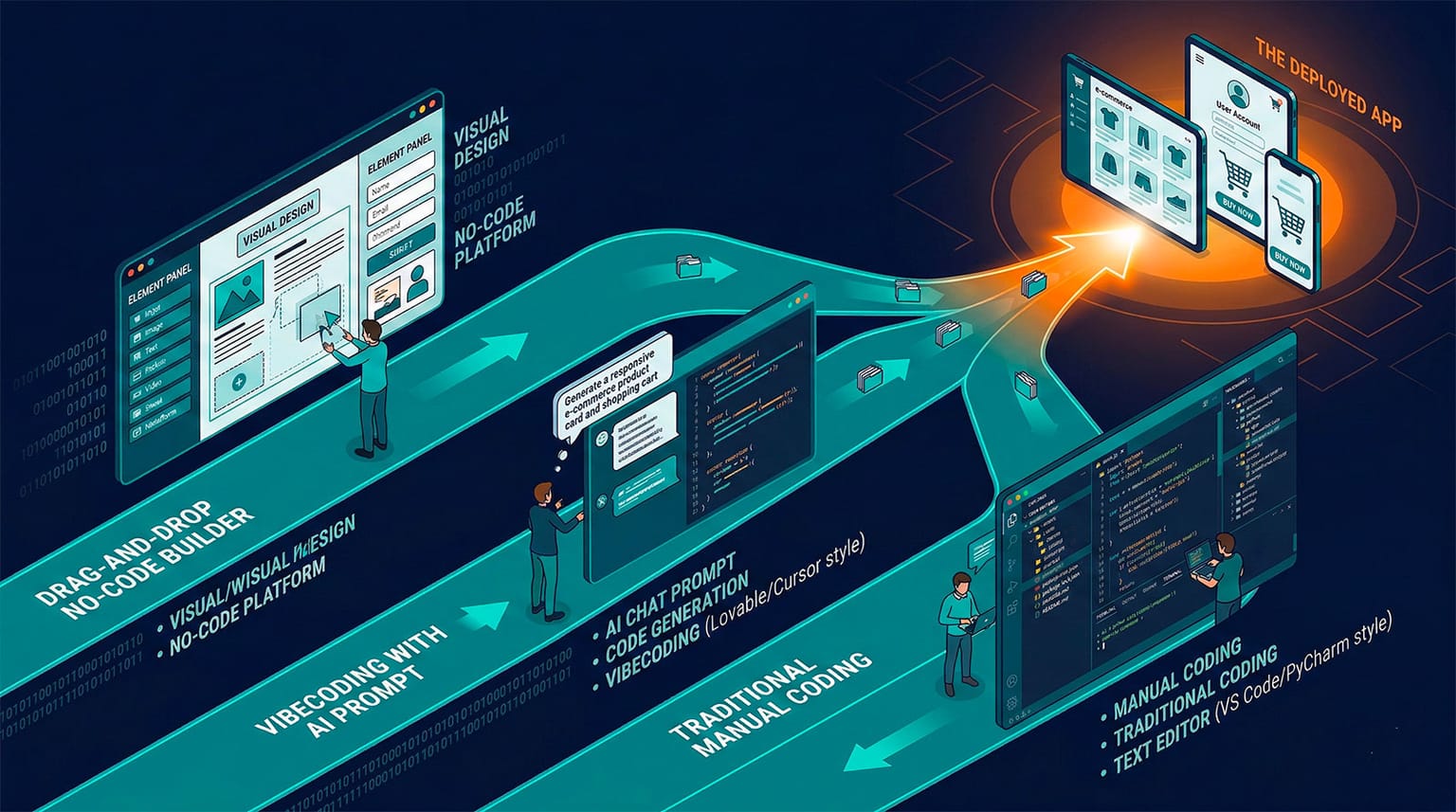 No-Code vs Vibe Coding vs Classic Development: The Decision Guide for Startups