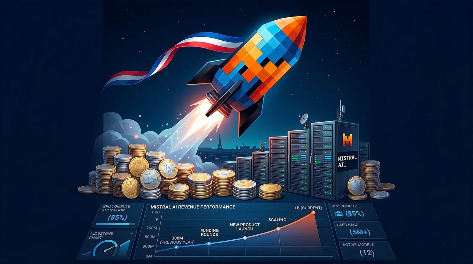 Mistral AI vise 1 Md€ de revenus en 2026 : la course contre la montre d'Arthur Mensch