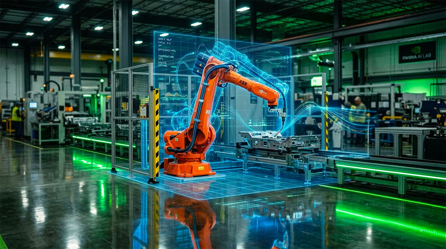 ABB et NVIDIA promettent des robots d'usine déployés deux fois plus vite grâce à la physical AI