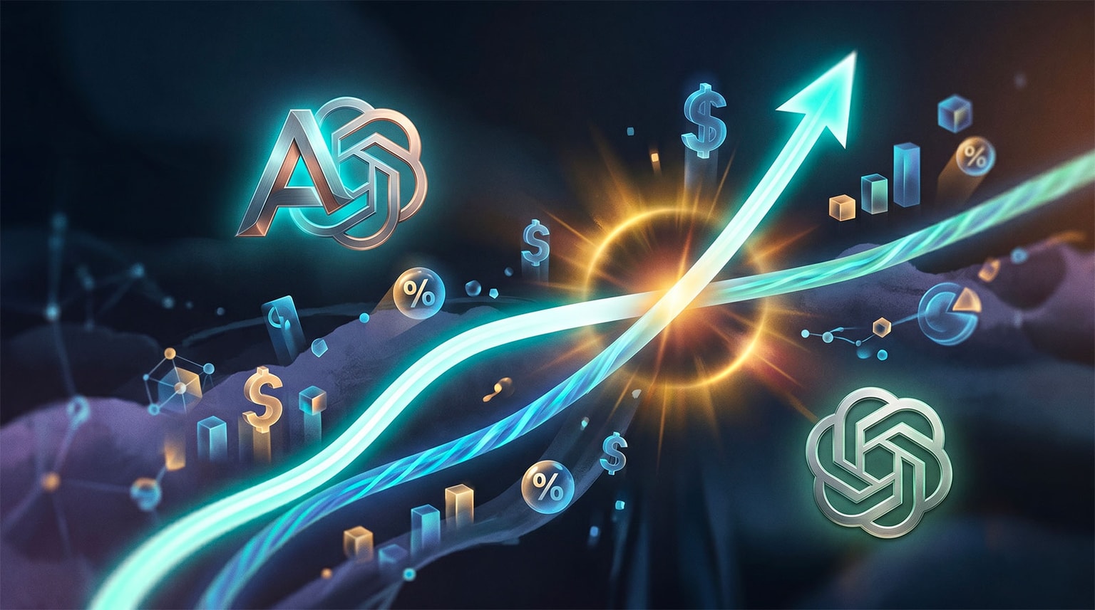 Anthropic dépasse OpenAI en revenue : 30 milliards $ d'ARR contre 25 — 30x en 15 mois et IPO en octobre