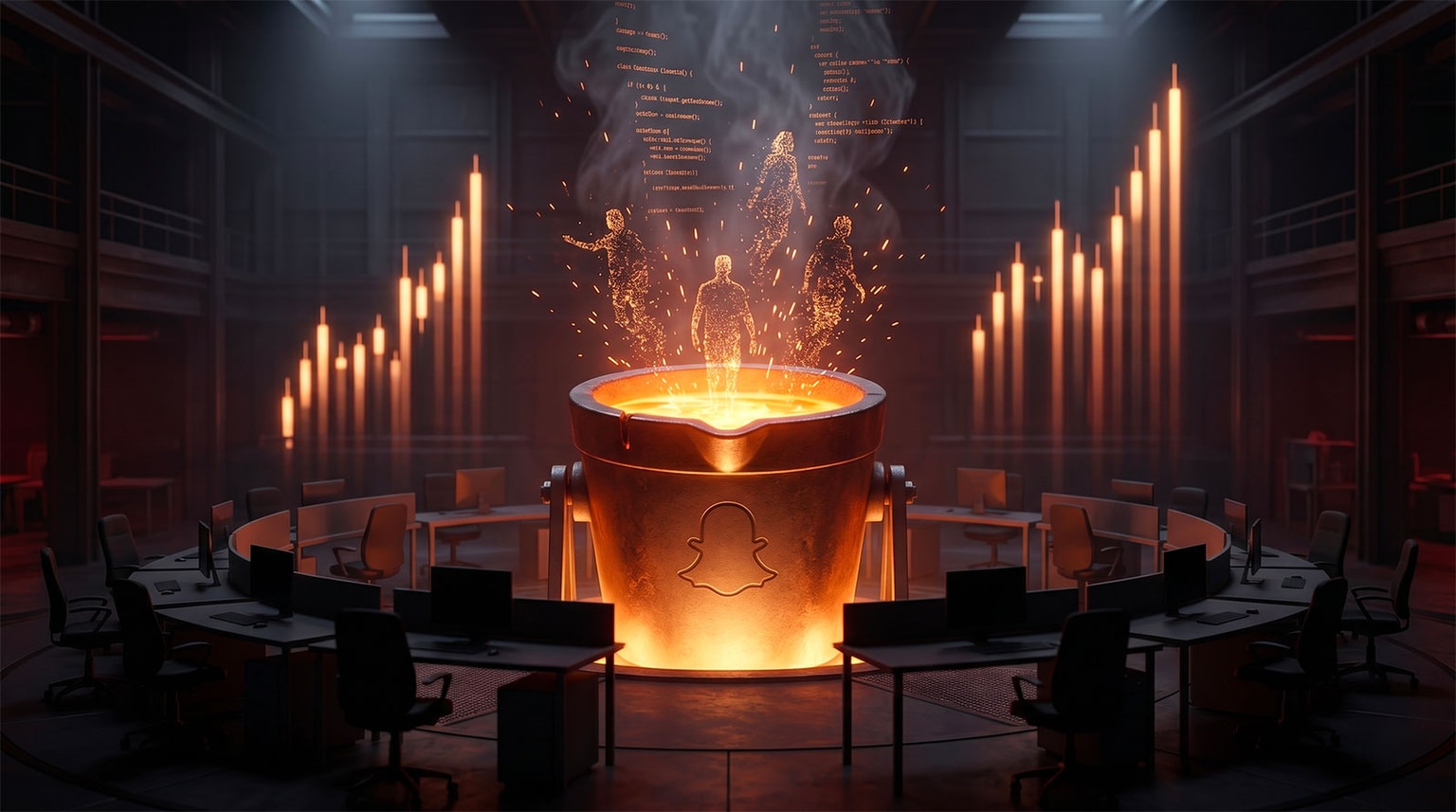 Snap Lays Off 1,000 — AI Writes 65% of Its Code, Stock +9% and Evan Spiegel's 'Crucible Moment'