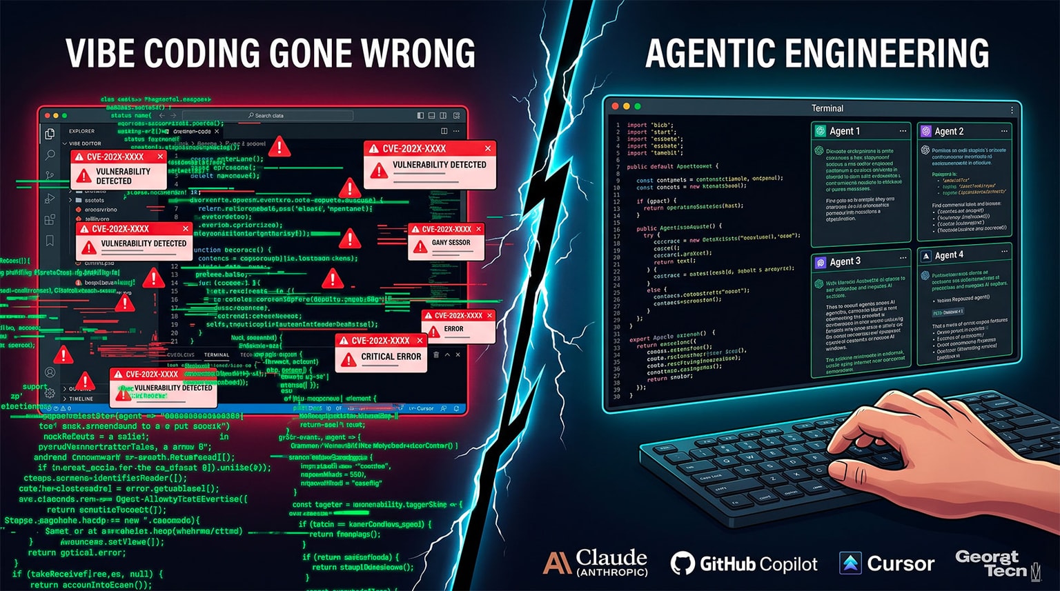 Du vibe coding à l'agentic engineering — Karpathy enterre son propre concept, Georgia Tech compte 56 CVE en 3 mois et Claude Code mène le classement