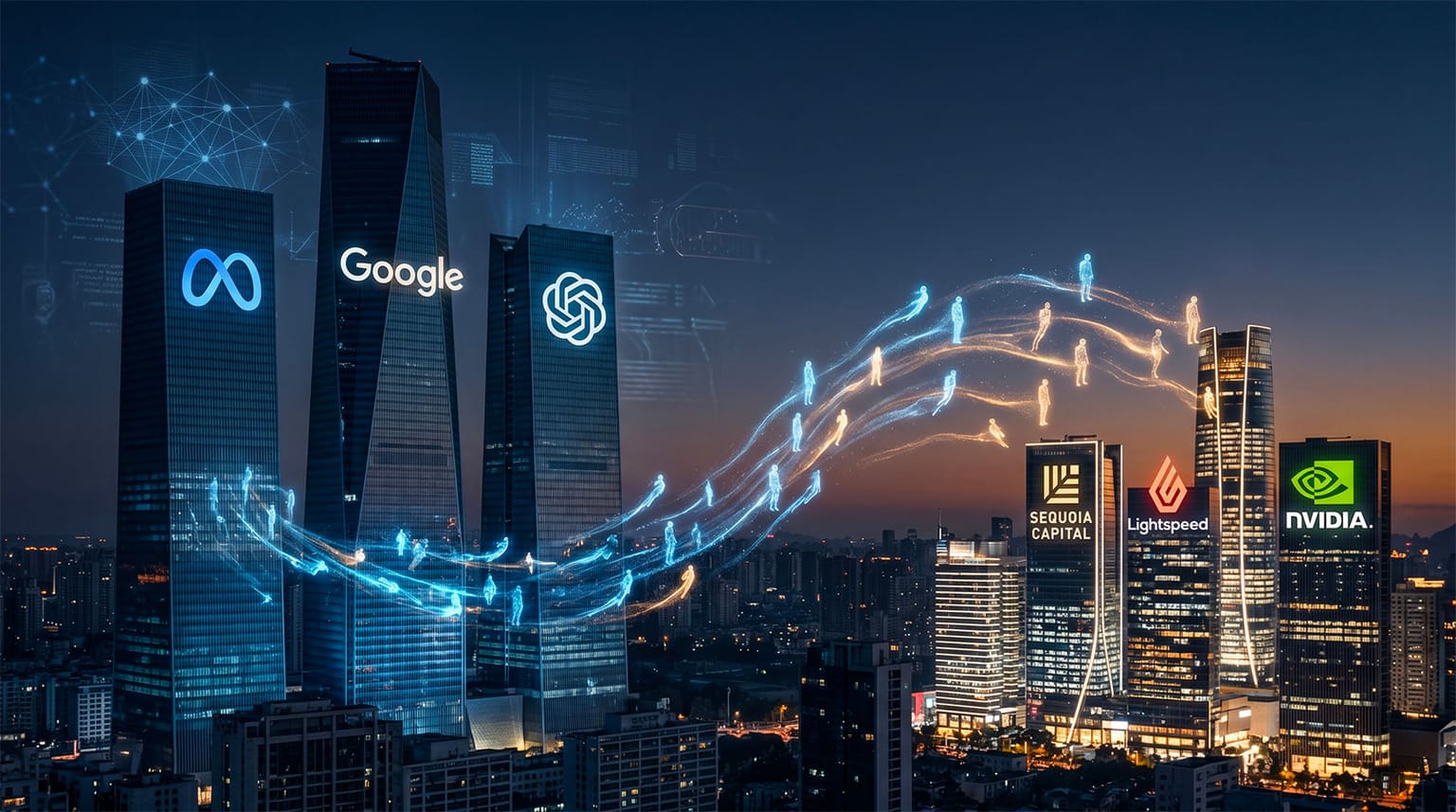 Big Tech AI brain drain: Meta, Google and OpenAI hemorrhage top talent — $18.8B already poured into startups founded since 2025