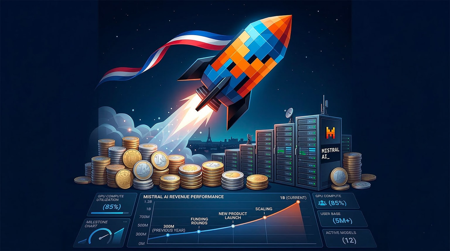Mistral AI vise 1 Md€ de revenus en 2026 : la course contre la montre d'Arthur Mensch