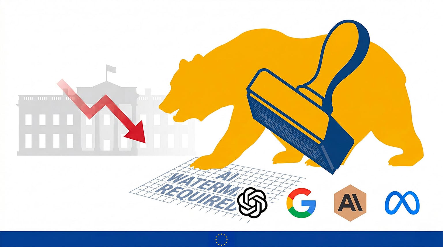 Newsom vs Trump: California Mandates AI Watermarking — First US State to Cross the Line